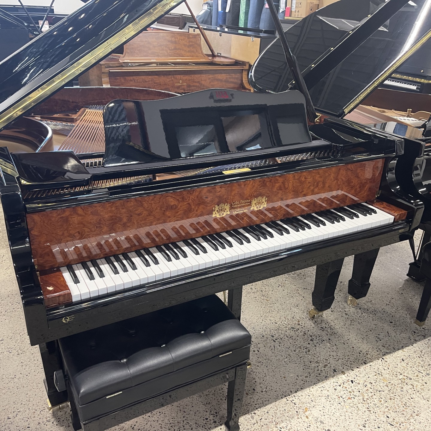 Perzina Designer Baby Grand Piano - PianoWerkes of Albuquerque