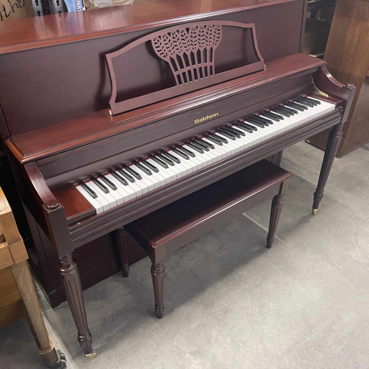 Baldwin B42 Acrosonic Decorator Mahogany Console