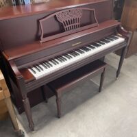 Baldwin B42 Acrosonic Decorator Mahogany Console