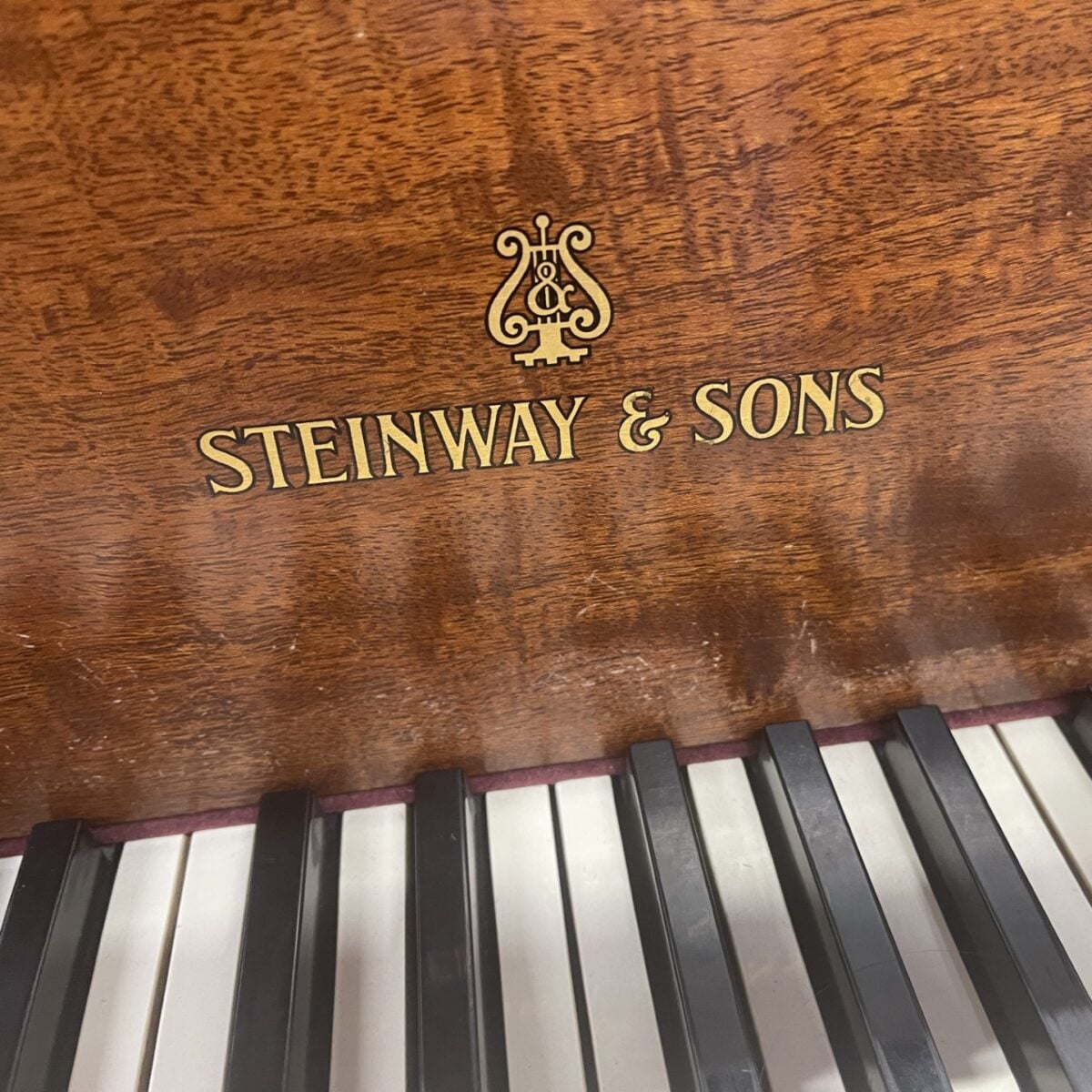 Steinway & Sons Vintage “B” Handcrafted Mahogany Artist Grand