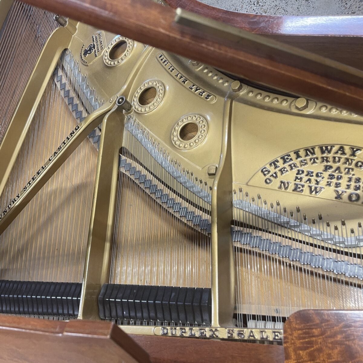 Steinway & Sons Vintage “B” Handcrafted Mahogany Artist Grand