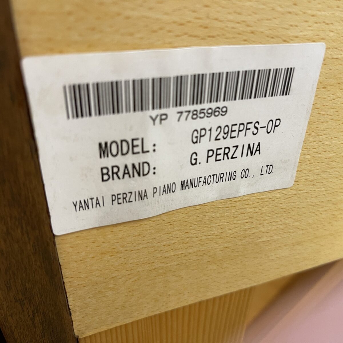 Perzina GP129 Designer Full Upright