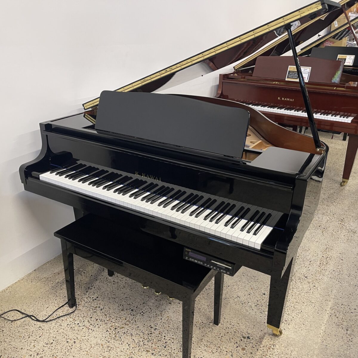 Kawai GM1 “Petite” Baby Grand #1 (w PianoDisc Player System)